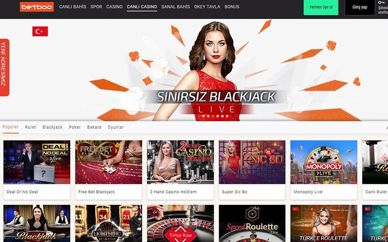 Betboo Casino Giriş